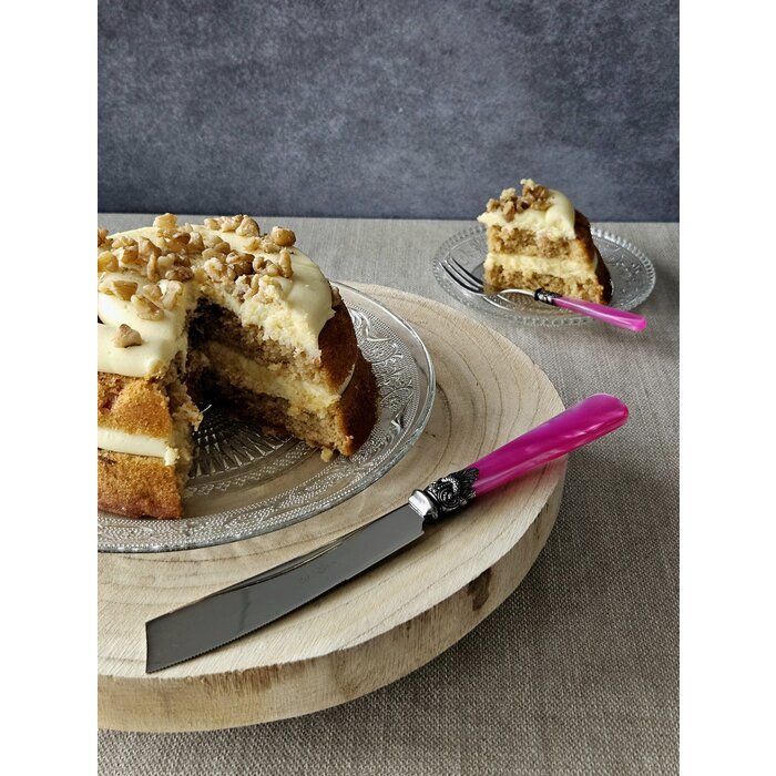 Cuchillo para tarta, Fucsia (nácar)