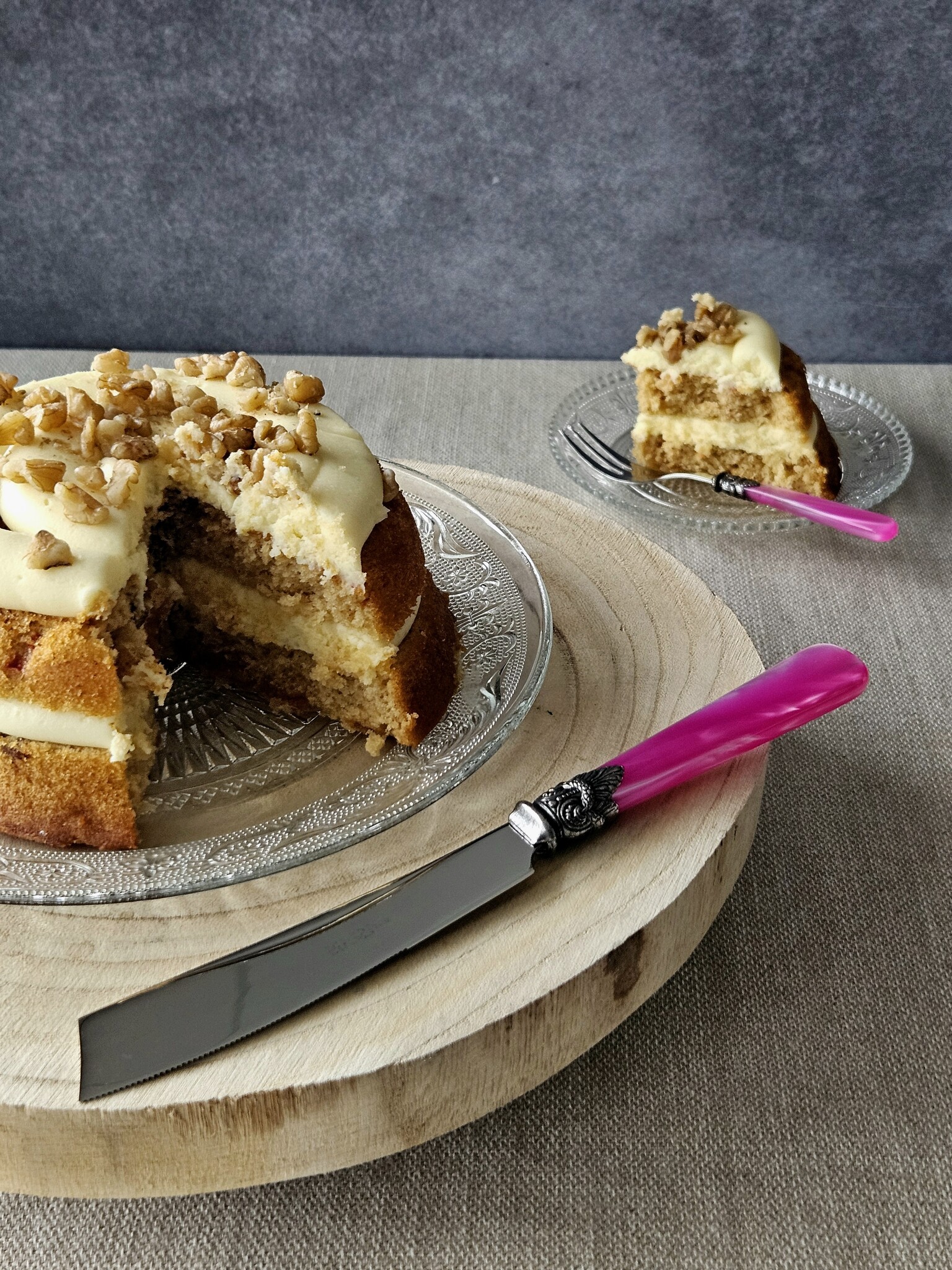 Cakemes Fuchsia met Parelmoer