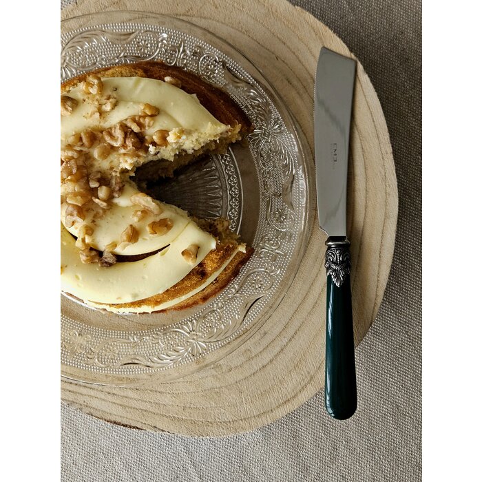Cake knife, Green (matte)