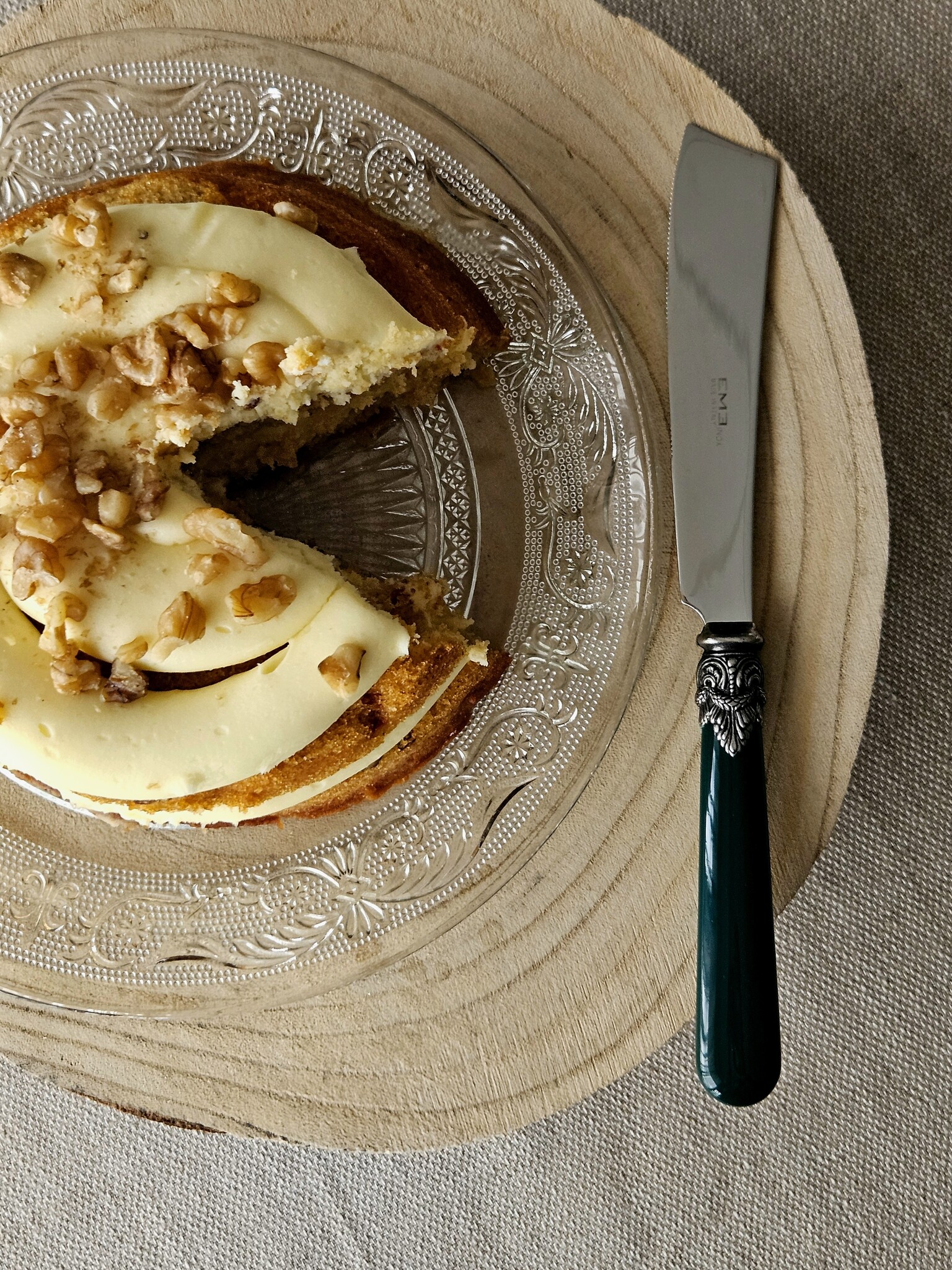 Couteau à gâteaux, Vert (mat)