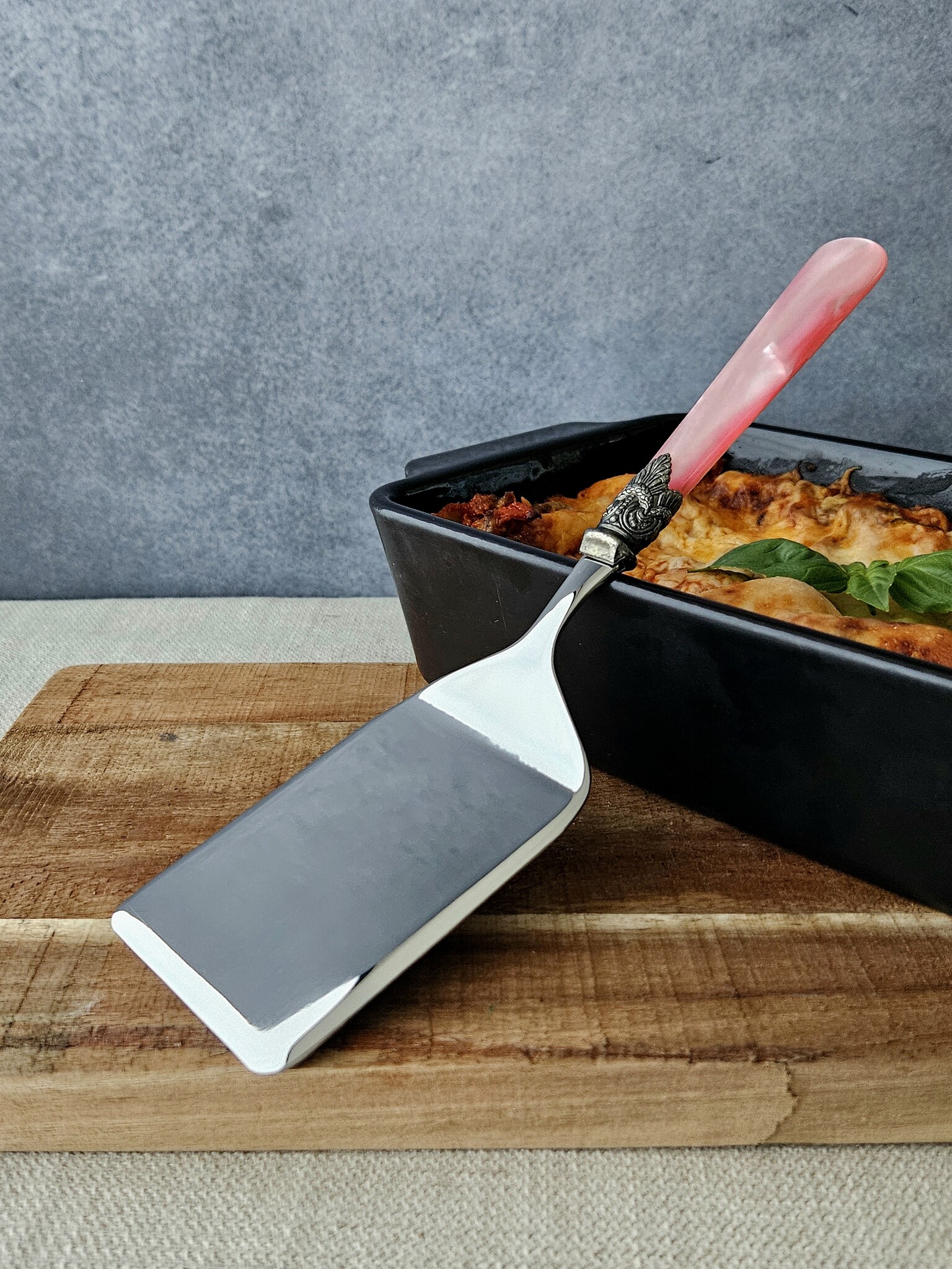Lasagne server, Pink (mother-of-pearl sheen)
