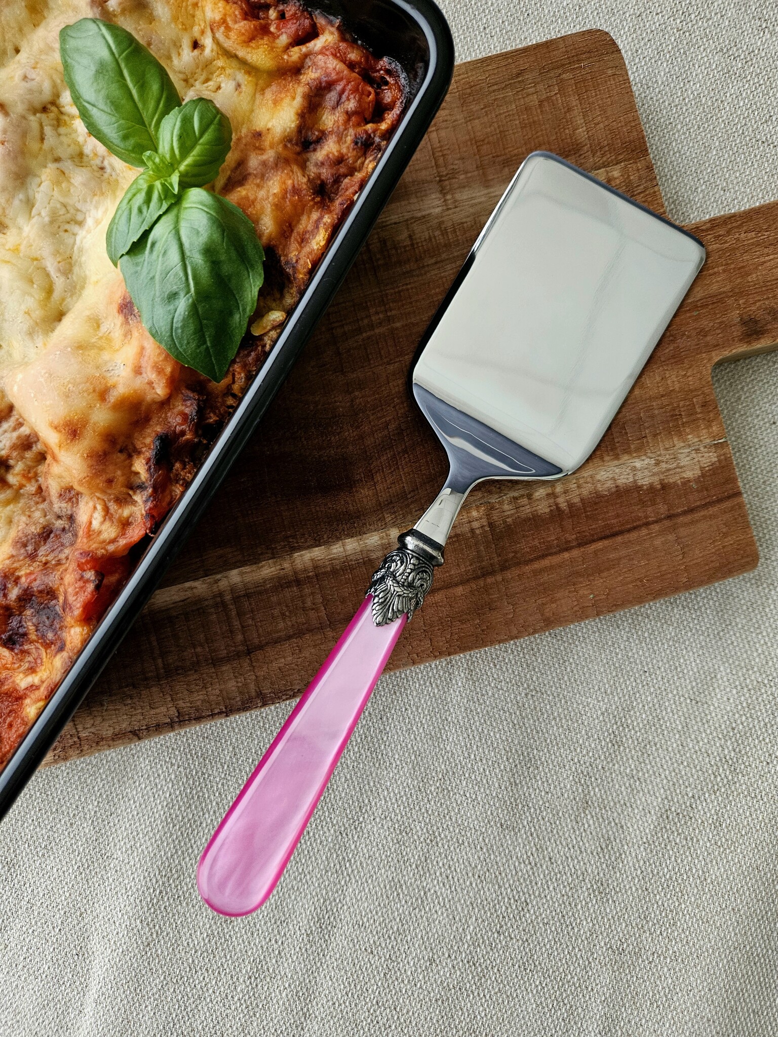 Lasagne server, Fuchsia (mother-of-pearl)