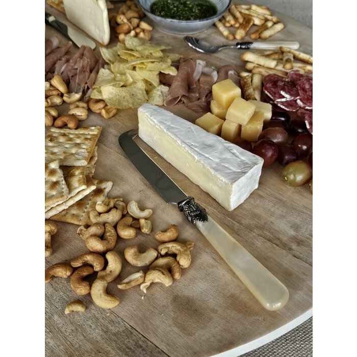 Käsemesser, Elfenbein (perlmuttglanz)