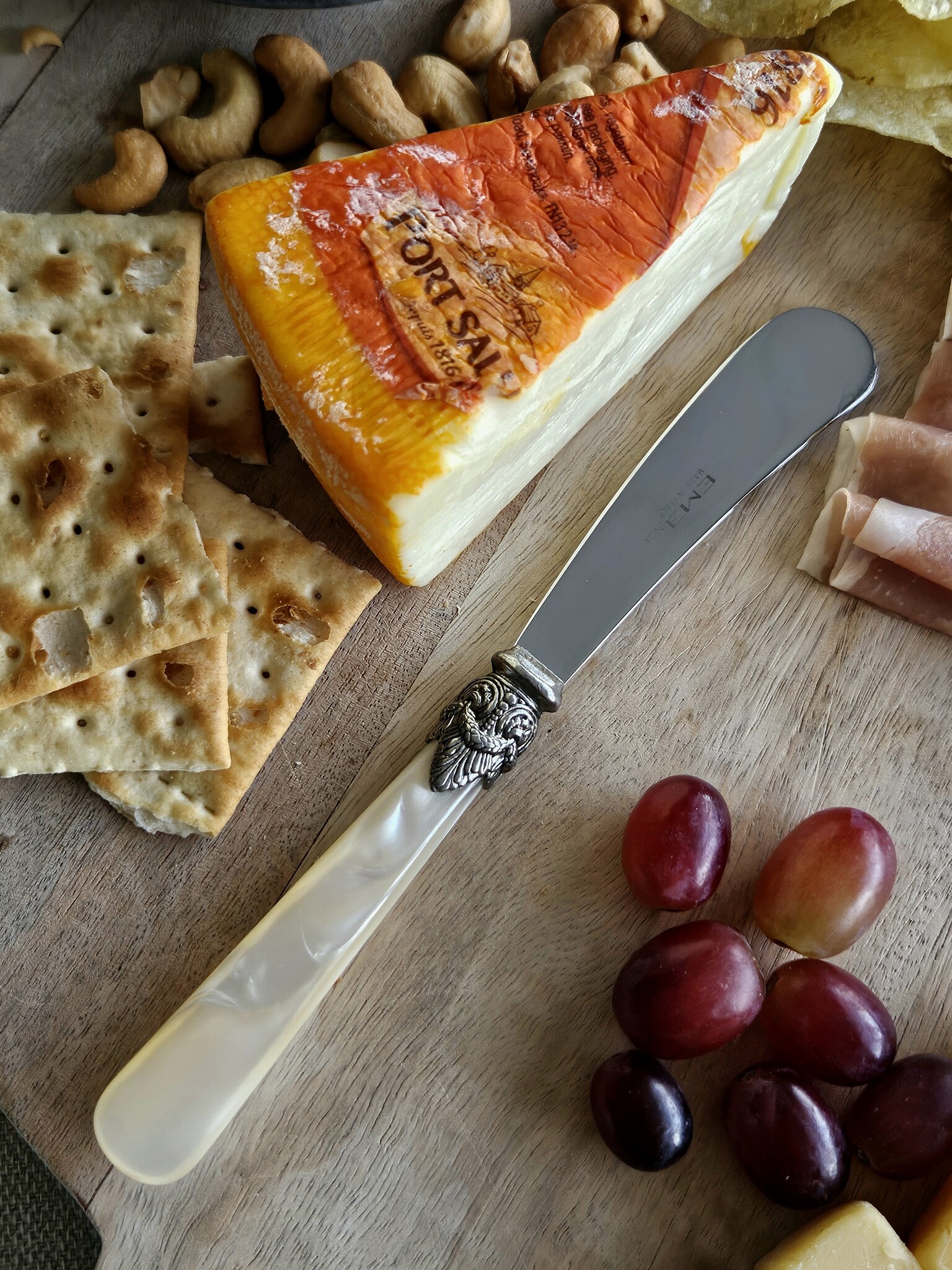 Botermesje groot, Ivoor (parelmoer), EME Napoleon