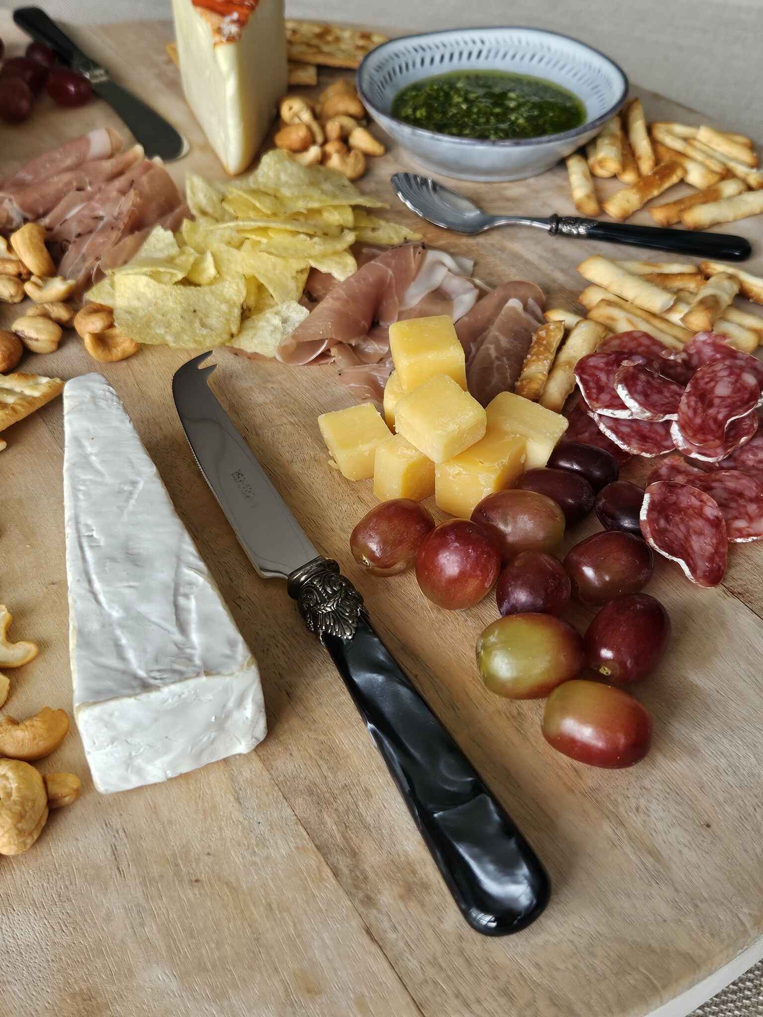 Couteau à fromage, Noir (nacré)