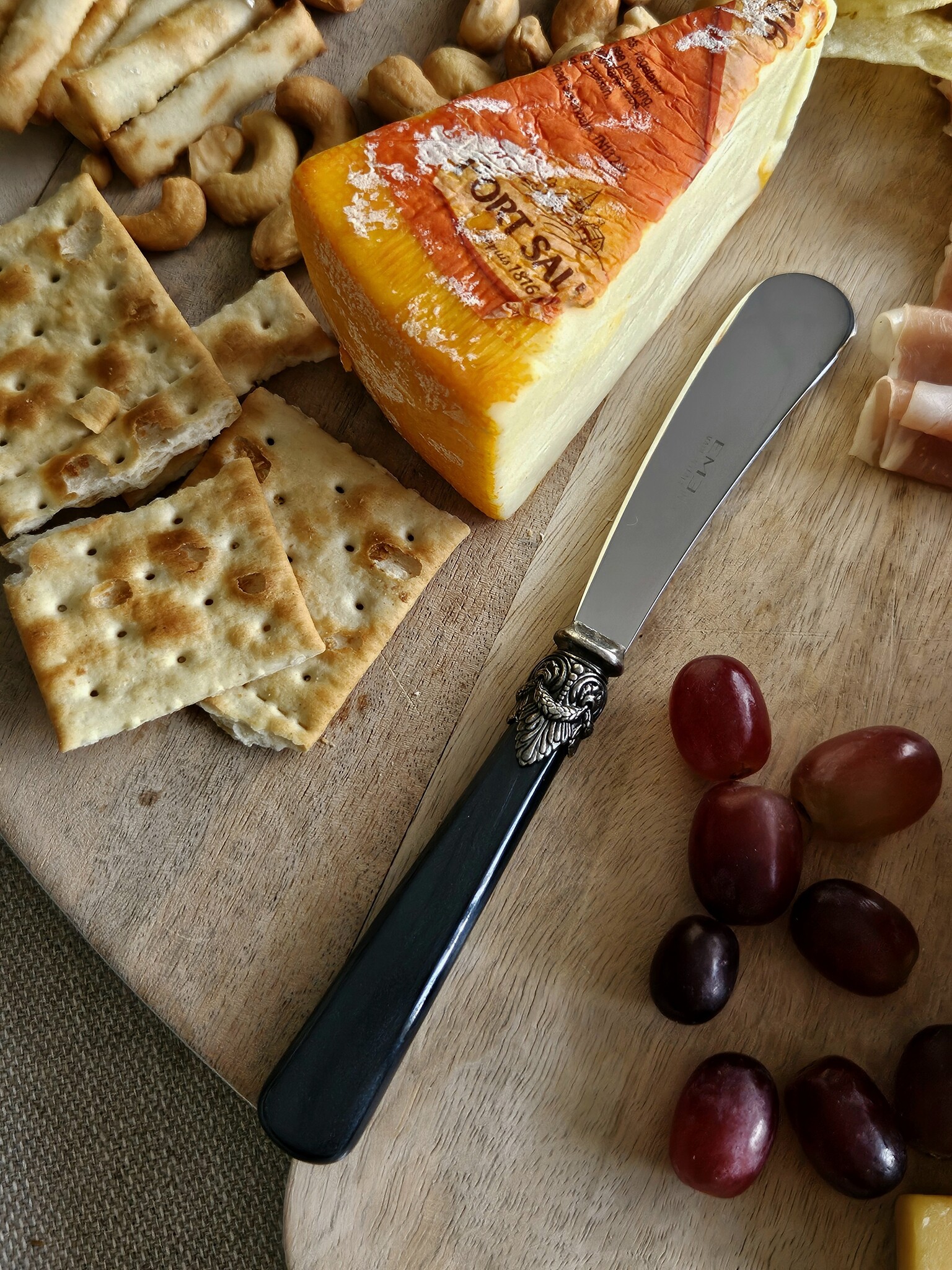 Couteau à beurre, Noir (éclat nacré), 18 cm