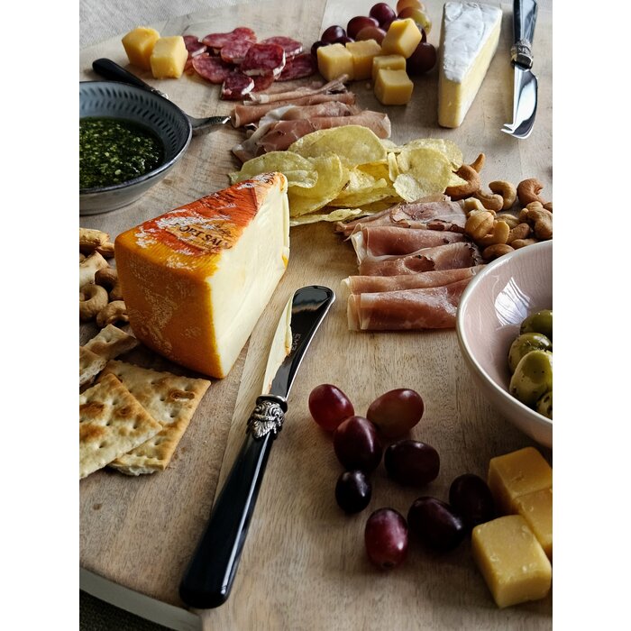 Botermesje groot, Zwart (parelmoer), EME Napoleon