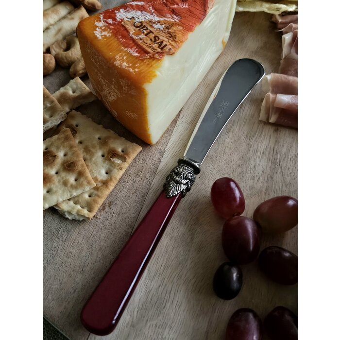 Cuchillo para mantequilla, Rojo (brillo nácar), 18 cm