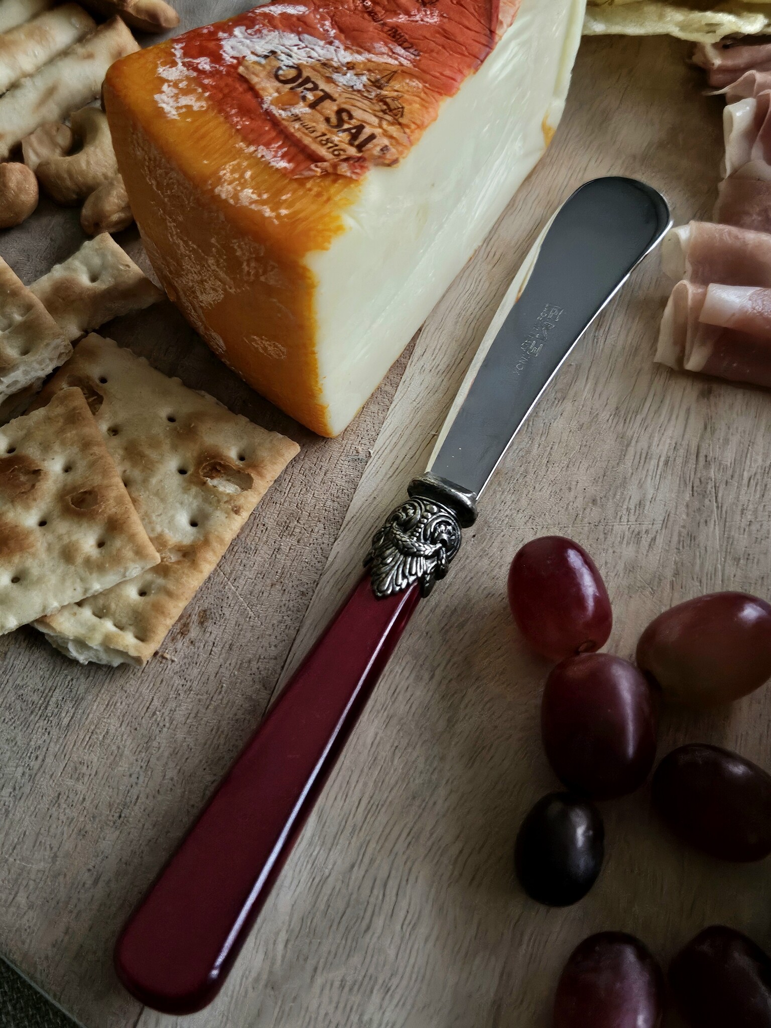 Buttermesser groß, Rot (perlmutt), EME Napoleon