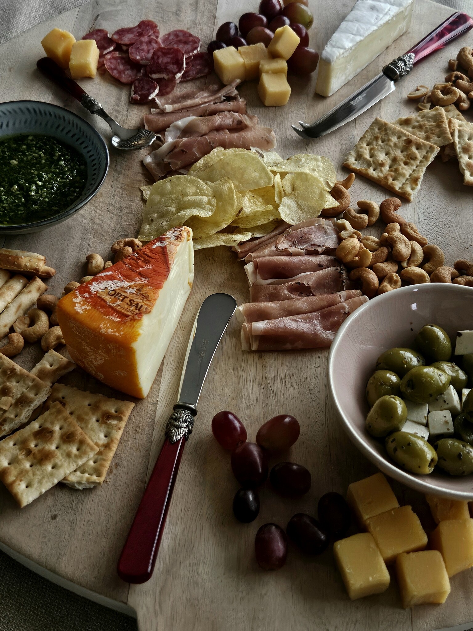 Botermesje groot, Rood (parelmoer), EME Napoleon