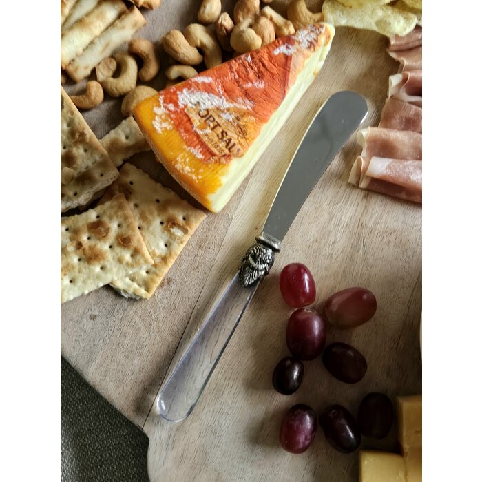 Butter knife, Transparent, 7,1 inch