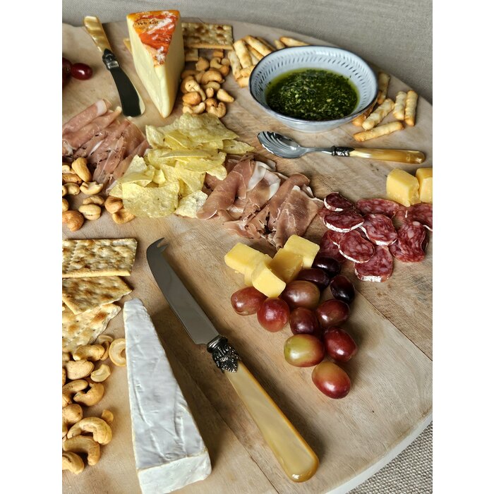 Cheese knife, Honey Gold (mother-of-pearl)