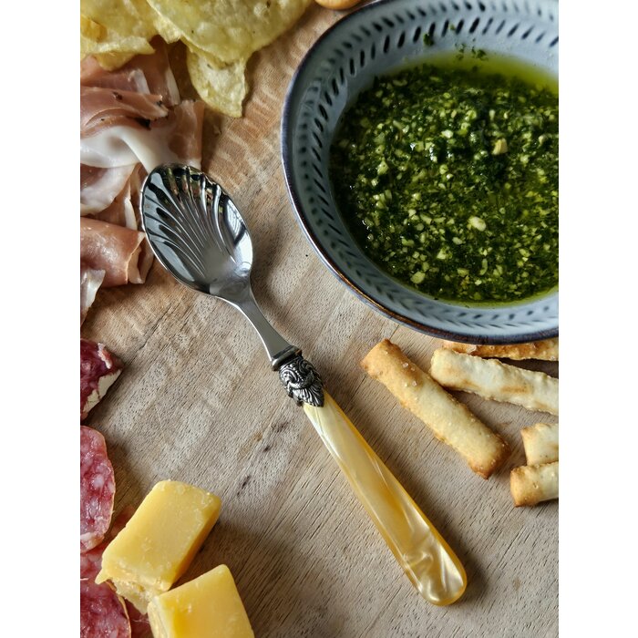 Cuillère à fromage, Miel Or (éclat nacré)