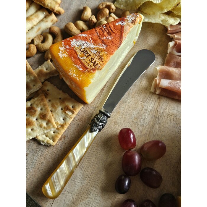Cuchillo para mantequilla, Miel Oro (nácar), 18 cm