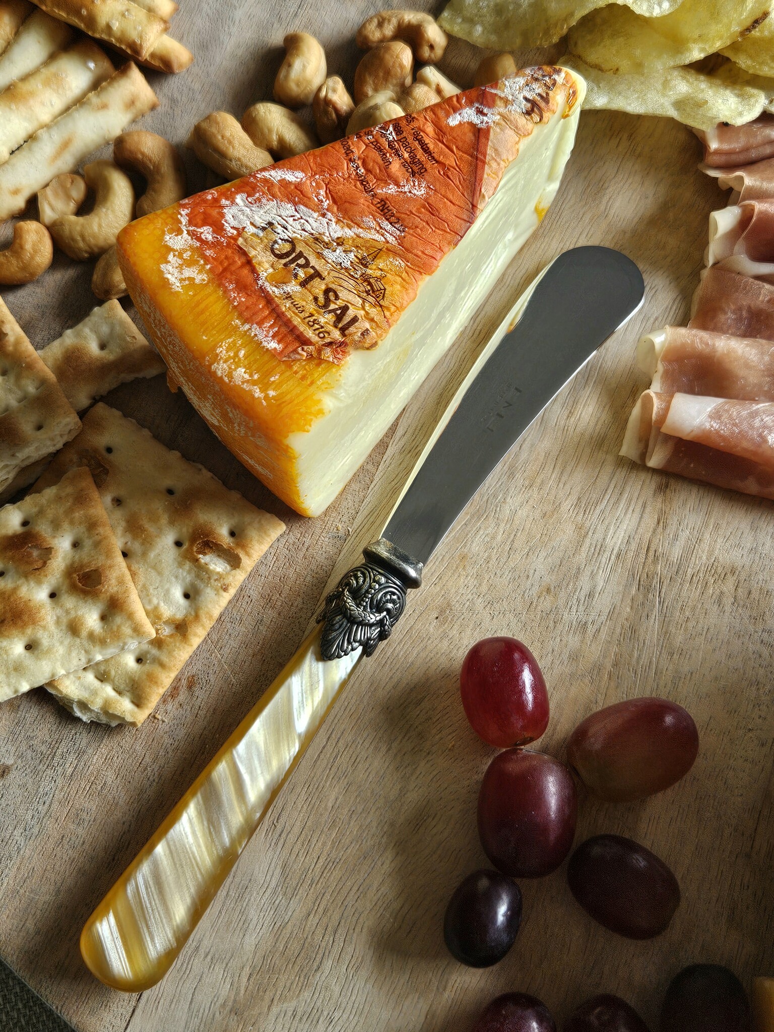 Cuchillo para mantequilla, Miel Oro (nácar), 18 cm