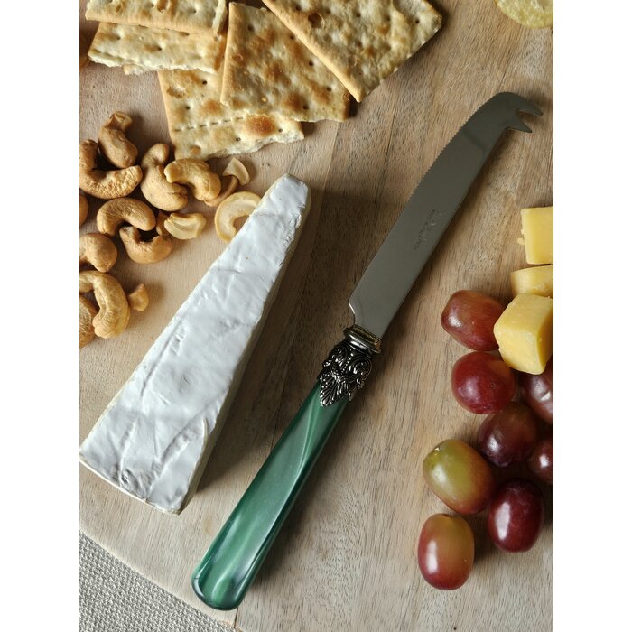 Cheese knife, Green (mother-of-pearl)