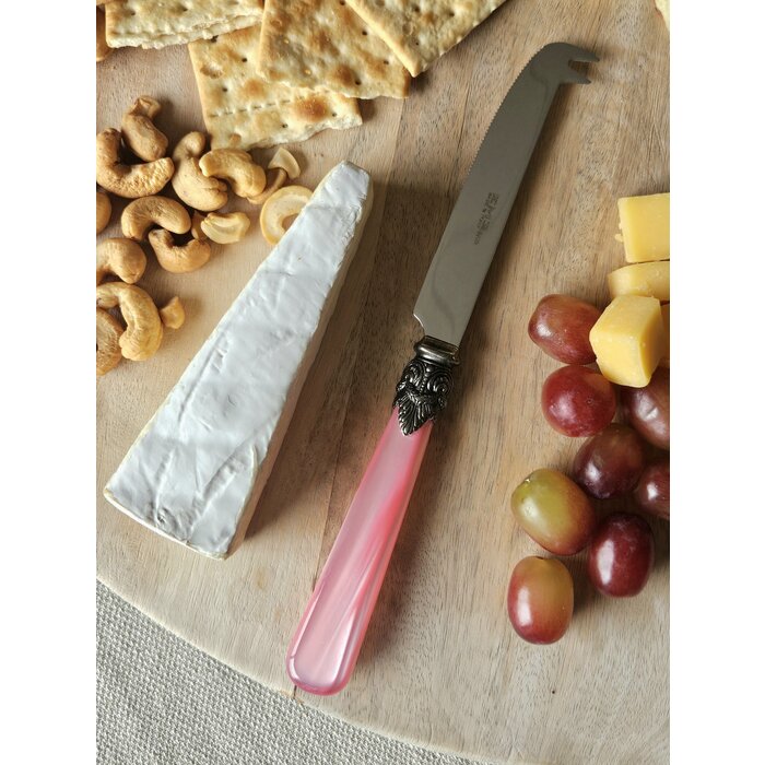 Cheese knife, Pink (mother-of-pearl)