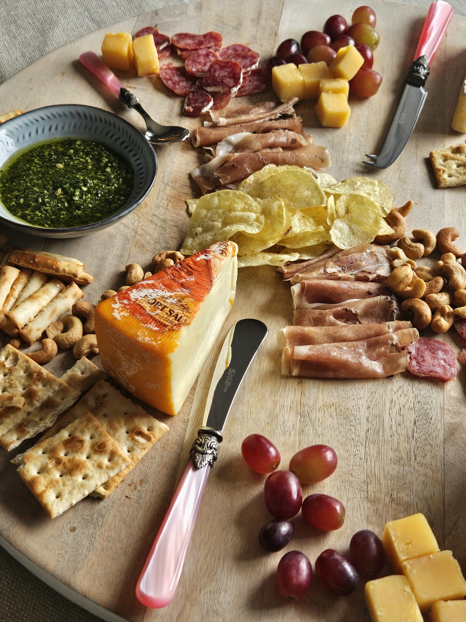 Botermesje groot, Roze (parelmoer), EME Napoleon