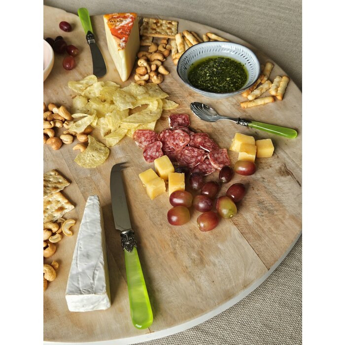 Cheese knife, Light Green (mother-of-pearl sheen)