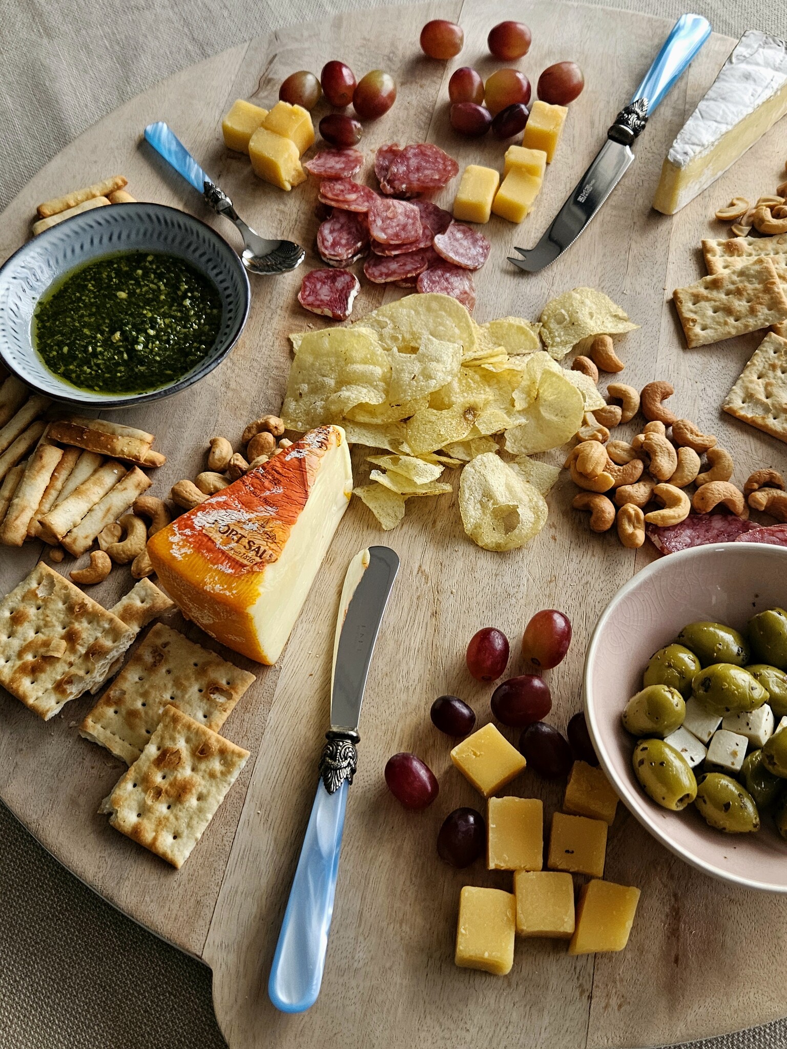 Buttermesser groß, Hellblau (perlmutt), EME Napoleon