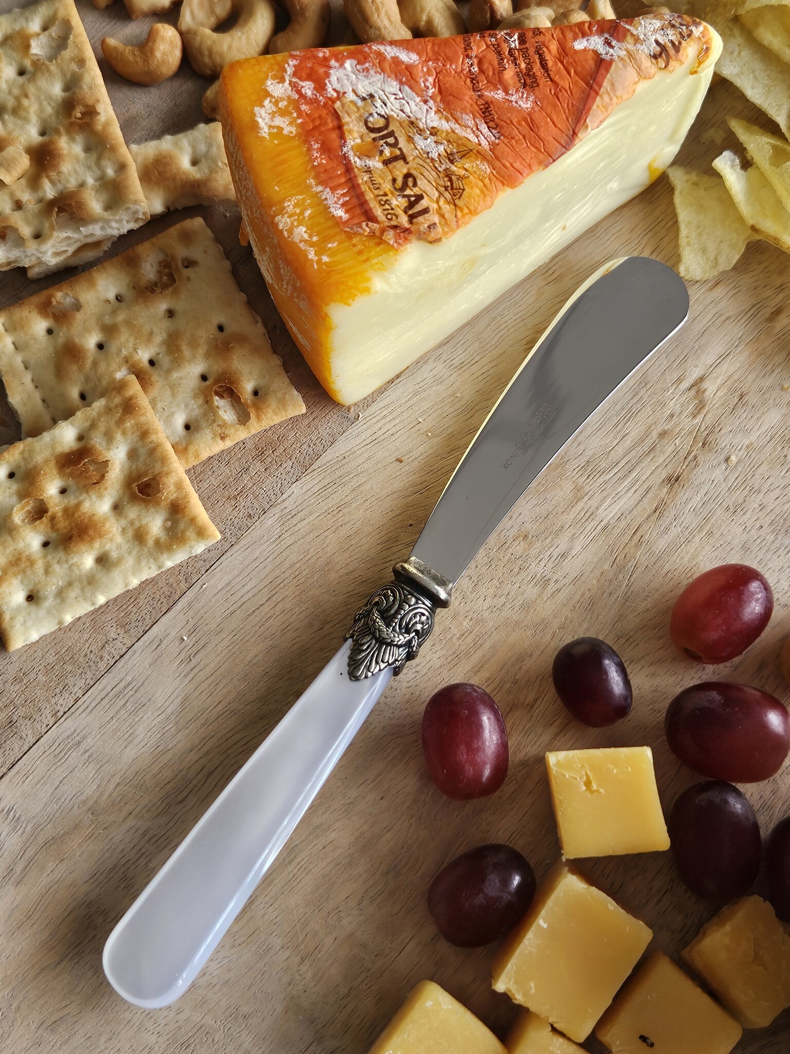 Buttermesser groß, Weiß (perlmutt), EME Napoleon