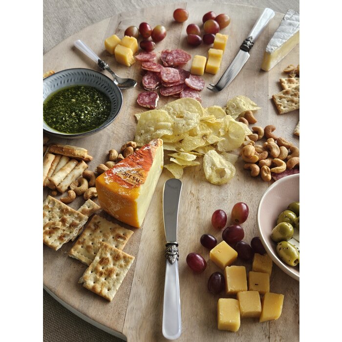 Botermesje groot, Wit (parelmoer), EME Napoleon