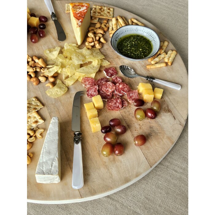Cheese knife, White (mother-of-pearl)