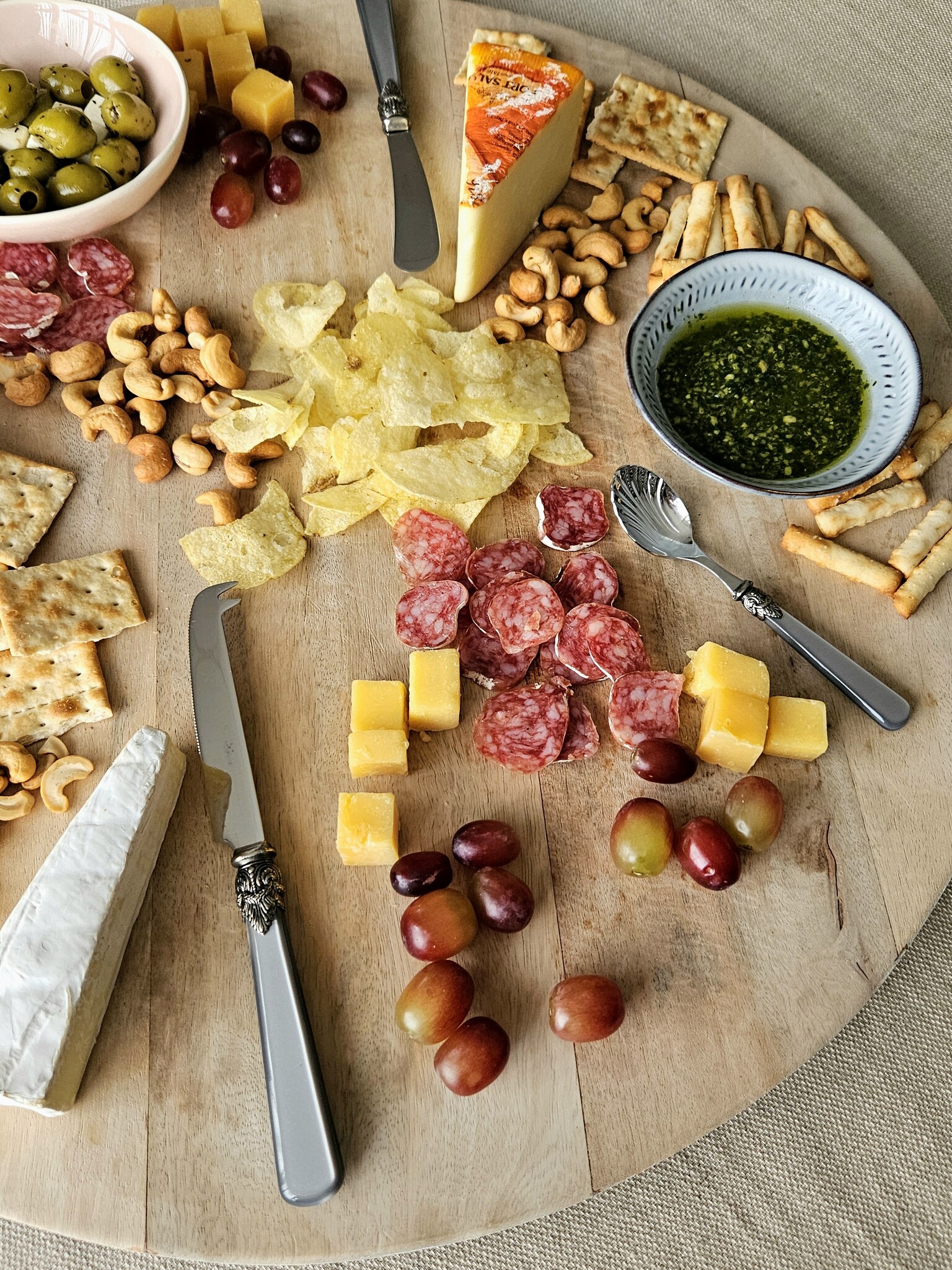 Couteau à fromage, Gris (nacré)