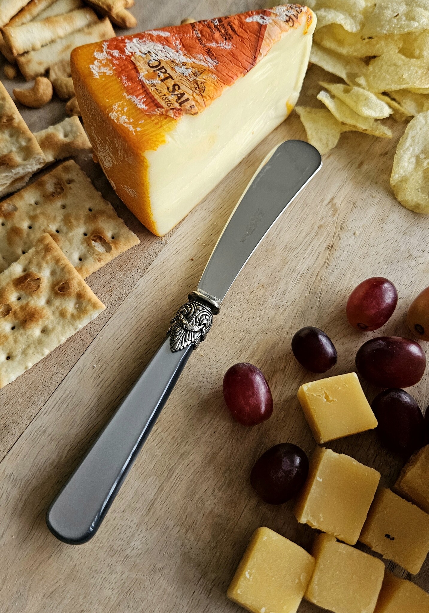 Botermesje groot, Grijs (parelmoer), EME Napoleon