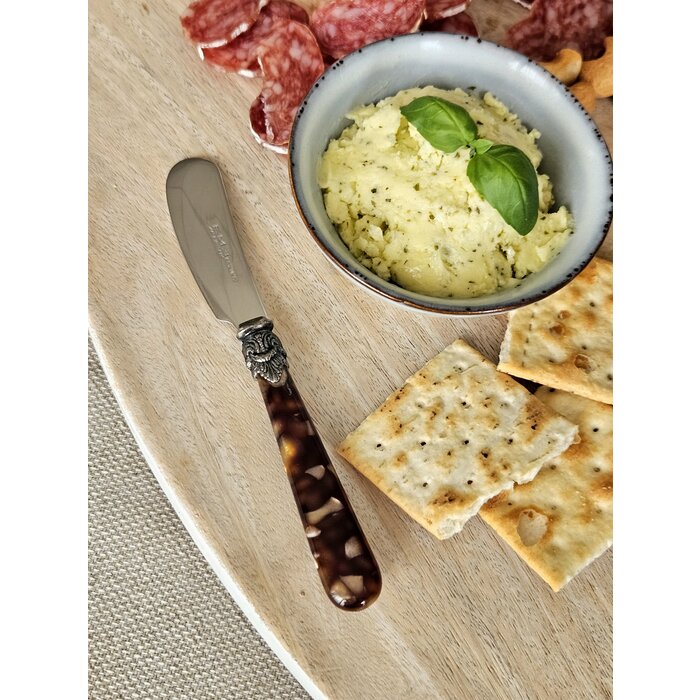 Cuchillo para mantequilla, Márron (motivo tortuga), 13,5 cm