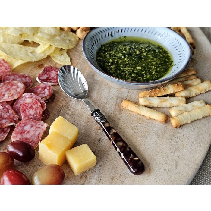 Cuillère à fromage, Marron (motif tortue)