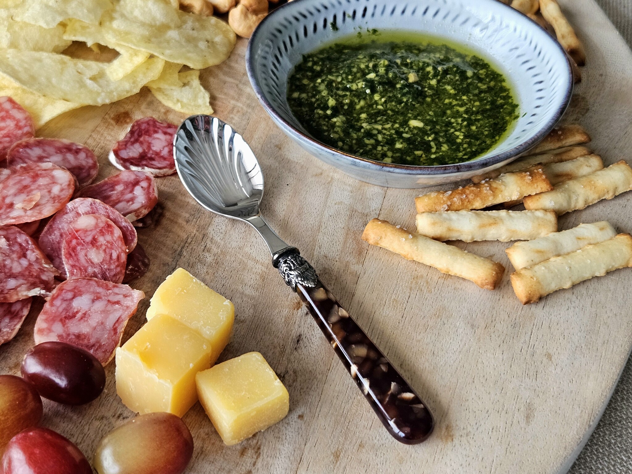 Cuillère à fromage, Marron (motif tortue)
