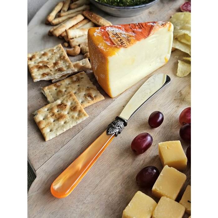 Butter knife, Orange (mother-of-pearl), 7,1 inch