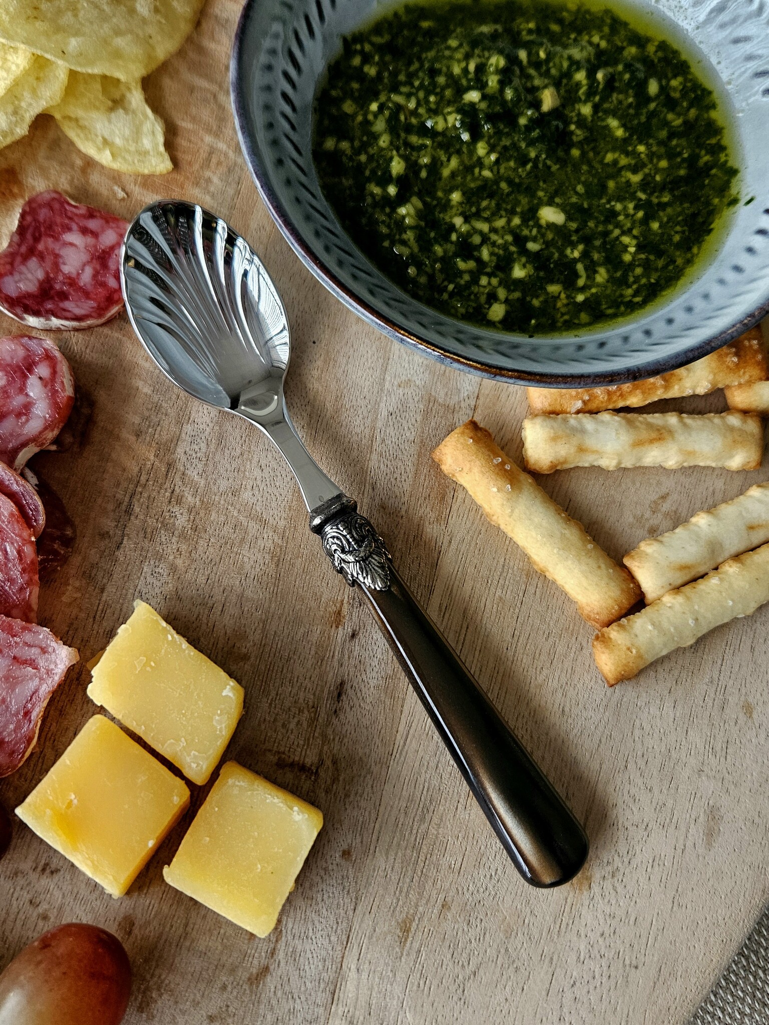 Käselöffel Braun (perlmuttglanz)