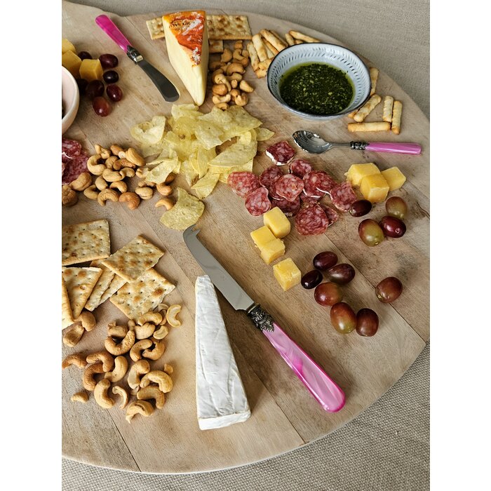 Cuchillo para queso, Fucsia (nácar)