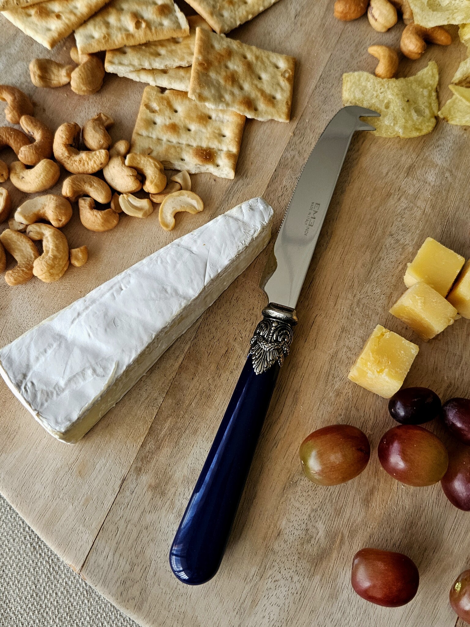 Cheese knife, Blue (matte)