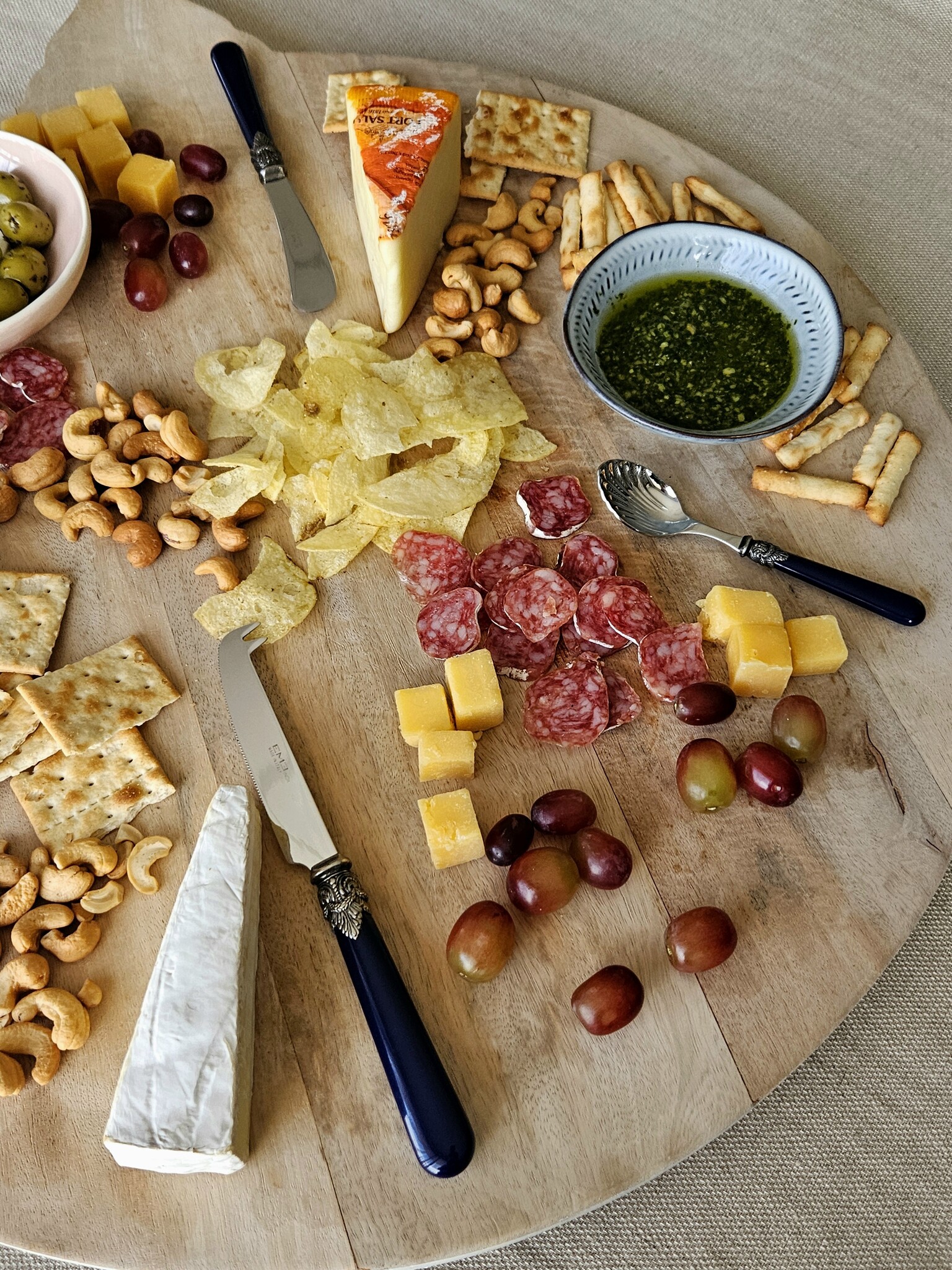 Cuchillo para queso, Azul (liso)