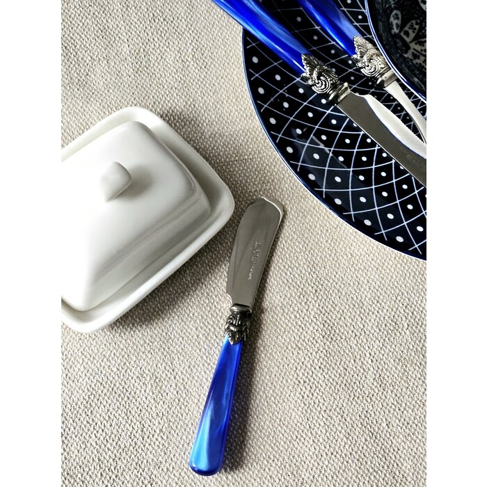 Cuchillo para mantequilla, Azul (nácar), 13,5 cm
