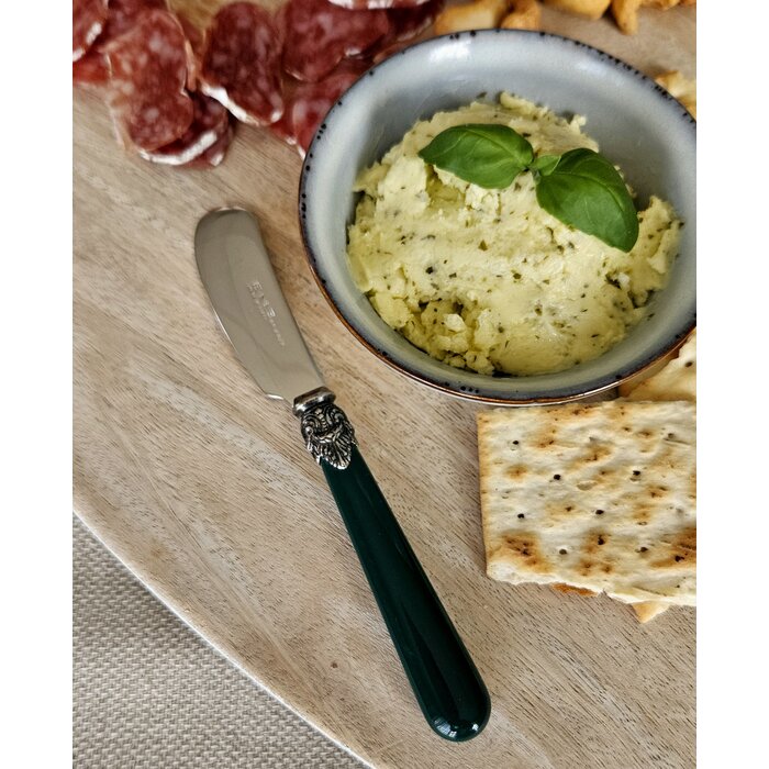 Butter knife, Green (matte), 5,3 inch