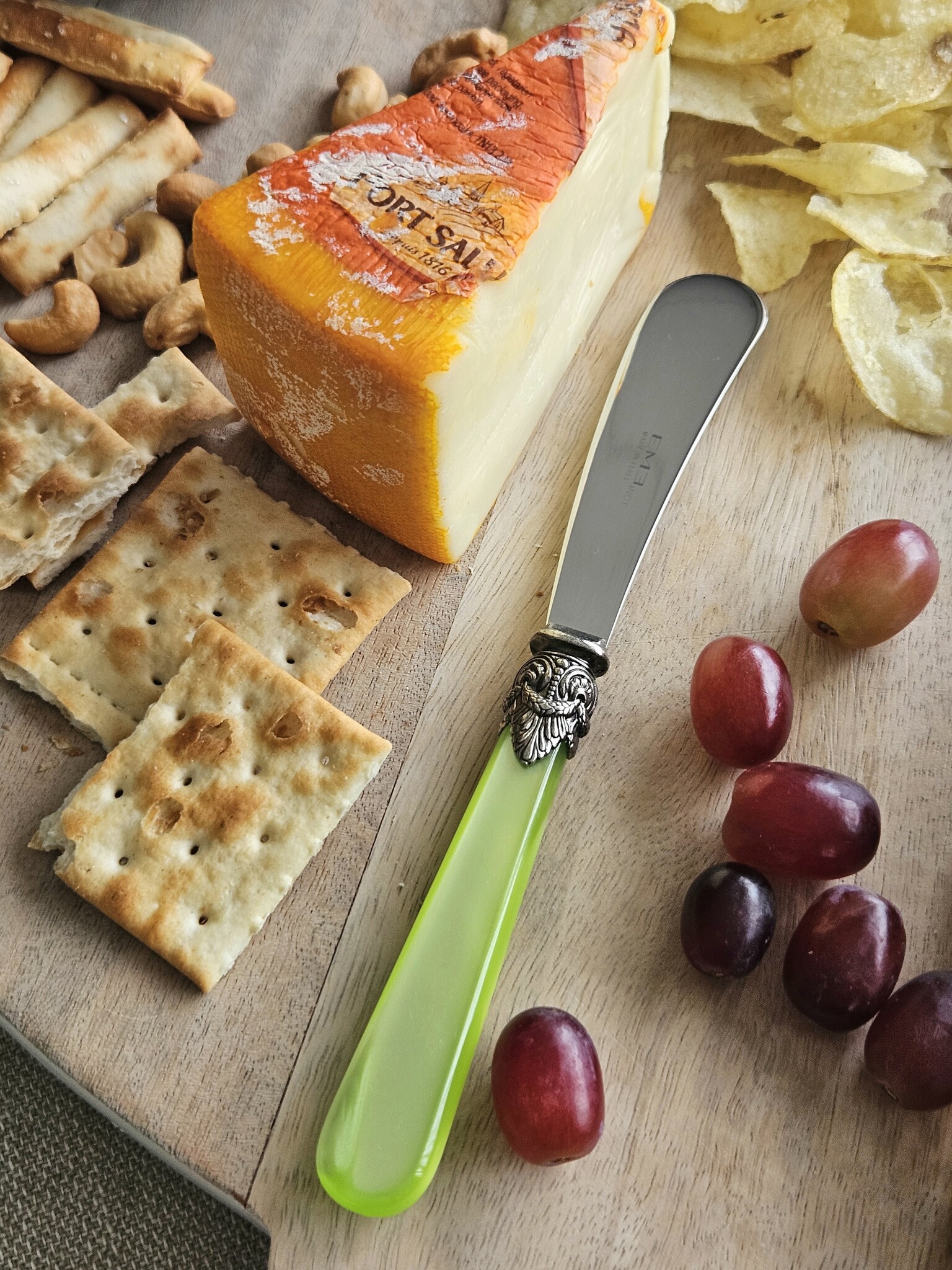 Buttermesser groß, Hellgrün (perlmutt), EME Napoleon