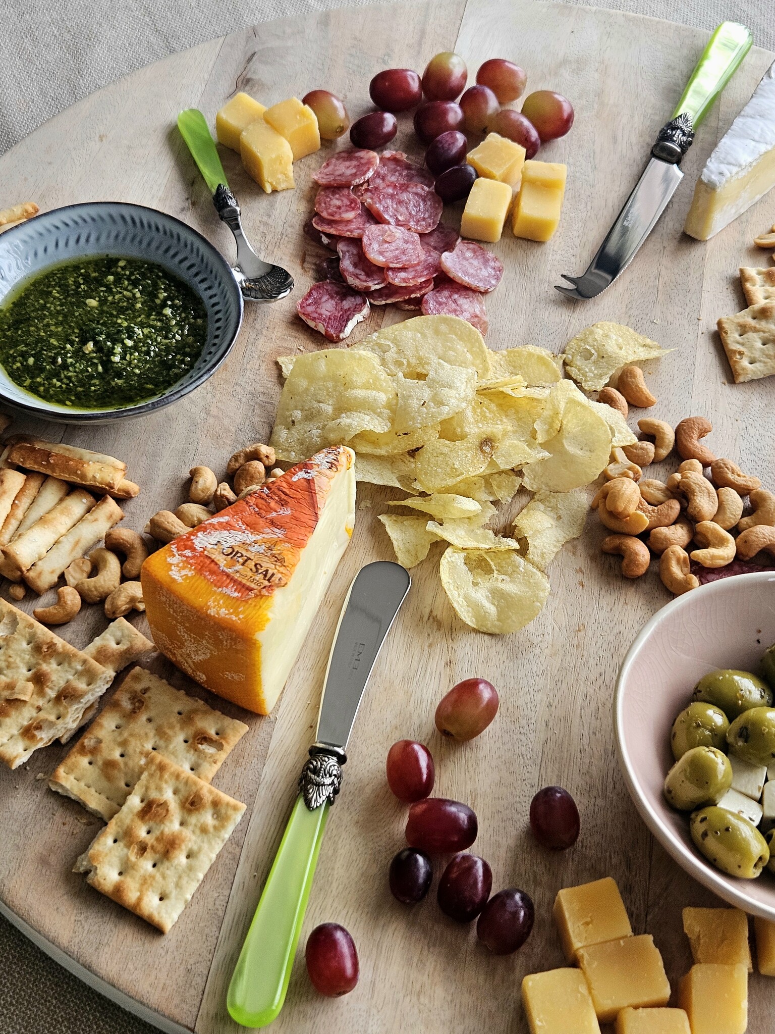 Butter knife, Light Green (mother-of-pearl sheen), 7,1 inch