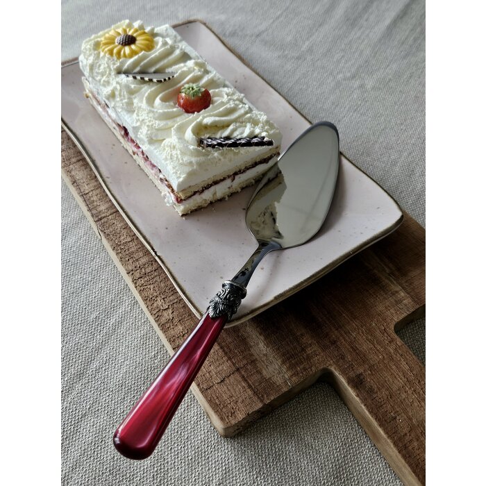 Cake server, Red (mother-of-pearl sheen)