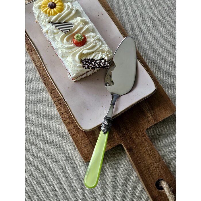 Cake server, Light Green (mother-of-pearl)