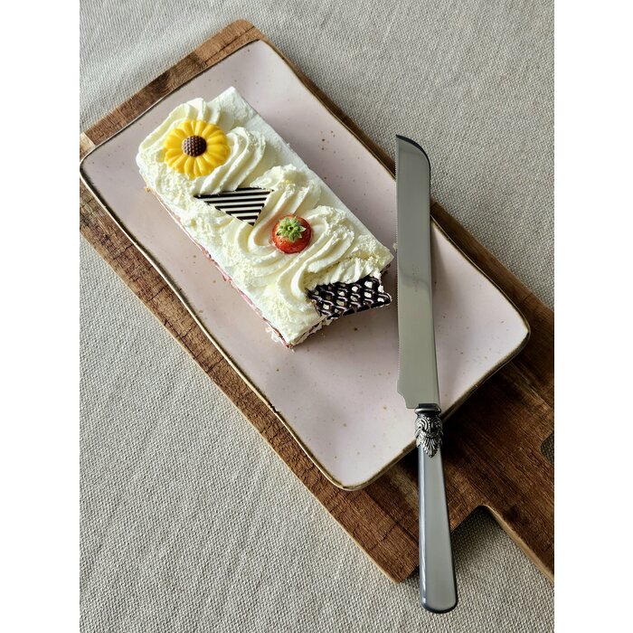 Taartmes, met Grijs handvat (parelmoer), EME Napoleon