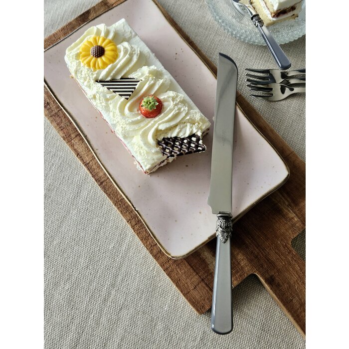 Taartmes, met Grijs handvat (parelmoer), EME Napoleon