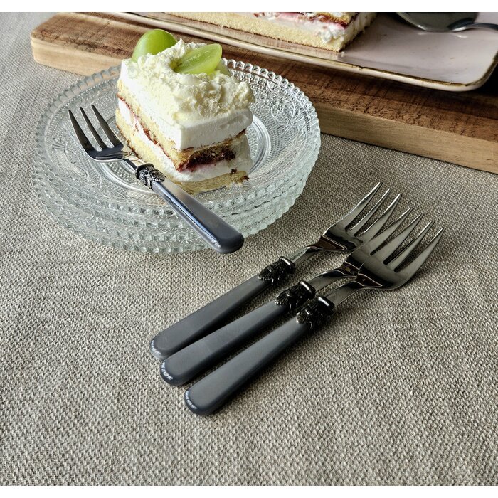 Fourchette à gâteau, Gris (éclat nacré)