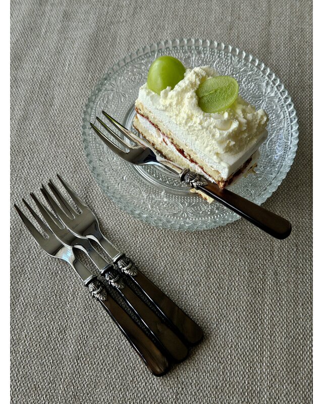 Tenedor para tarta, Márron (nácar)