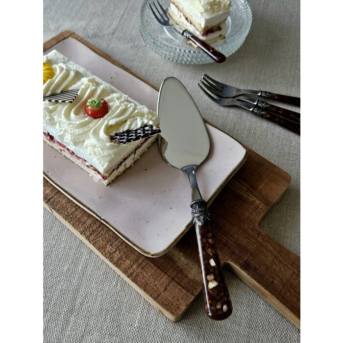 Pelle à gâteau, Marron (motif tortue)