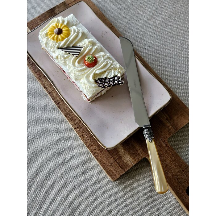 Taartmes, met Honing handvat (parelmoer), EME Napoleon