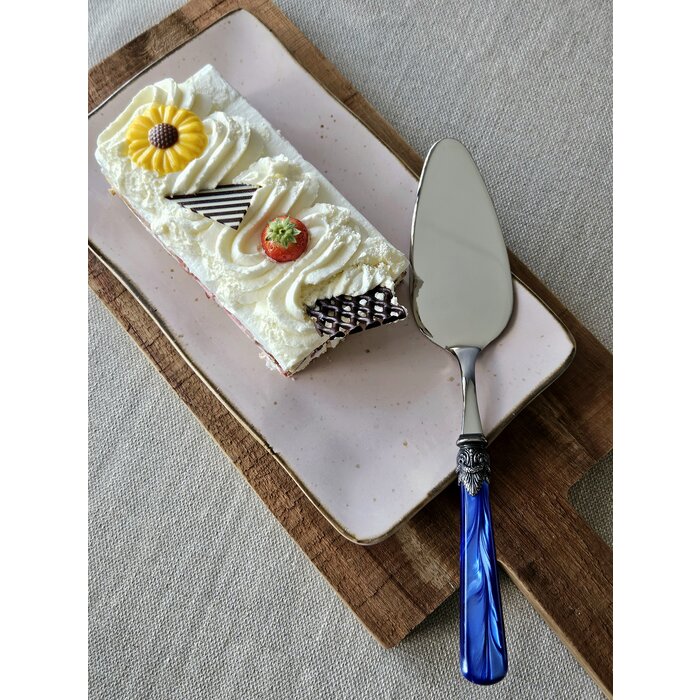 Pala para tarta, Azul (nácar)
